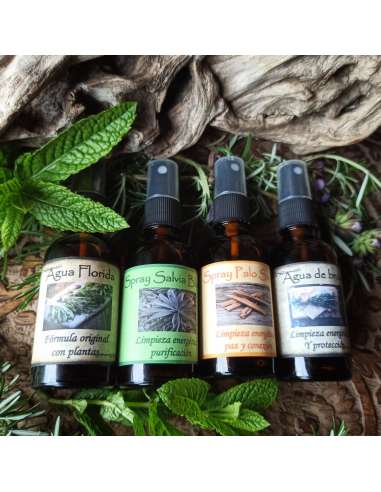 Palo Santo, Salvia Blanca, Agua...